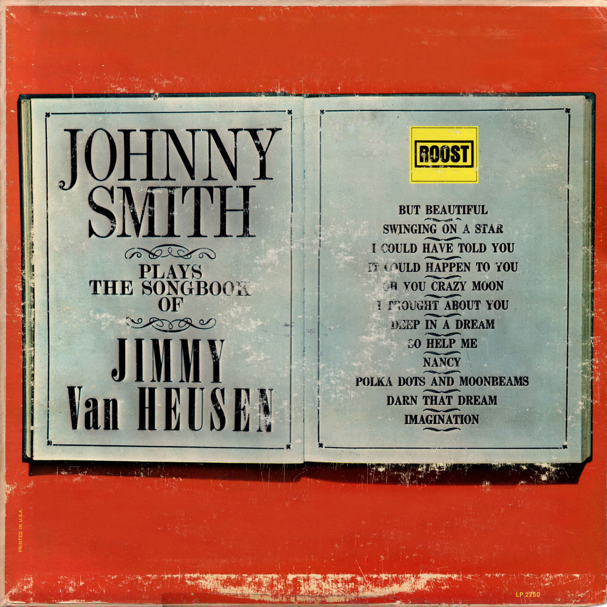 Johnny Smith - Plays The Songbook Of Jimmy Van Heusen - Front cover